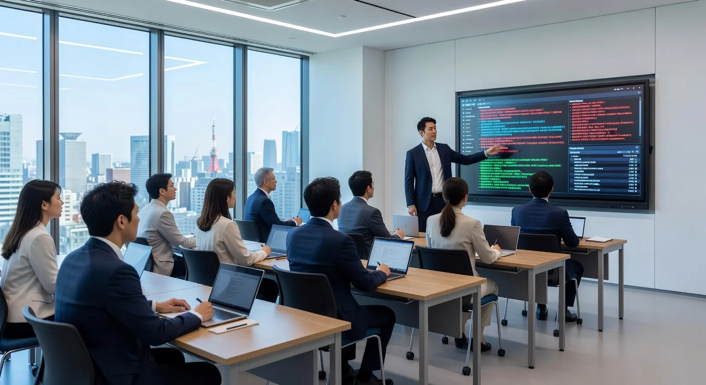 サイバーセキュリティトレーニングセッションの様子
